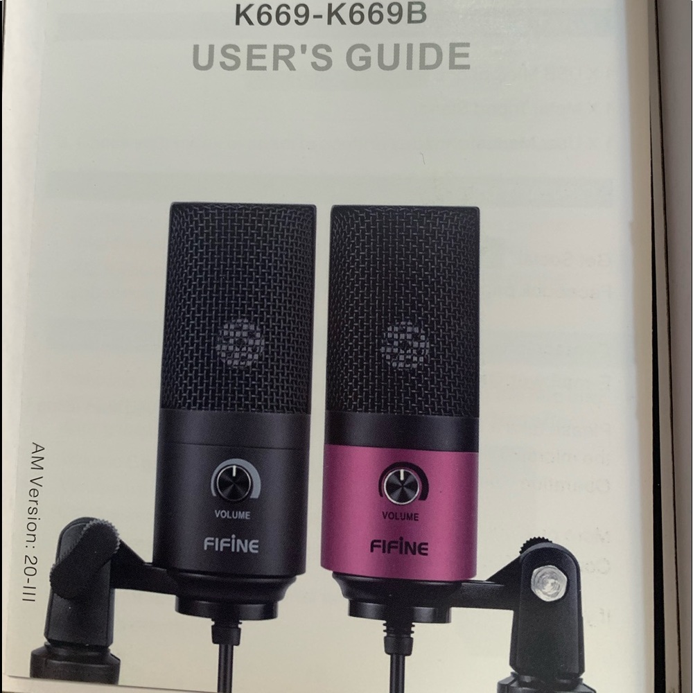 Fifine Technica k669B microphone